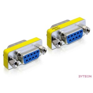 DeLock Adapter Gender Changer Sub-D9 female , female