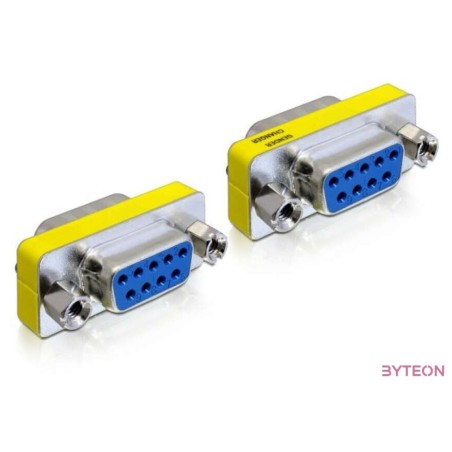 DeLock Adapter Gender Changer Sub-D9 female , female