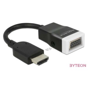 DeLock Adapter HDMI-A male  VGA female with Audio