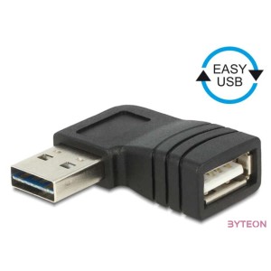 DeLock Adapter EASY-USB 2.0-A male  USB 2.0-A female angled left , right