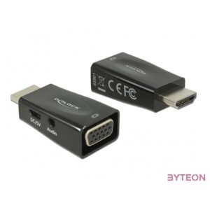 DeLock HDMI-A male  VGA female with Audio Adapter