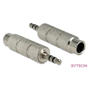 DeLock Adapter Stereo 3.5 mm plug  6.35mm jack 3 pin