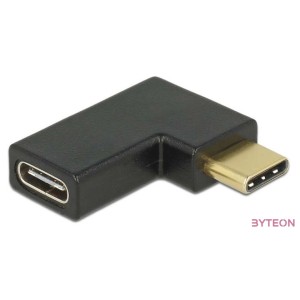 DeLock SuperSpeed USB 10 Gbps (USB 3.1 Gen 2) USB Type-C male  female angled left,right Adapter