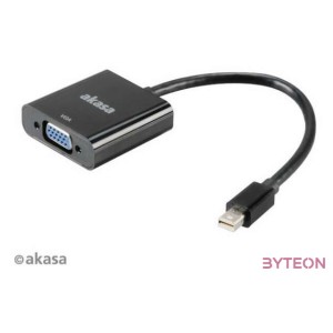 Akasa miniDisplayPort to VGA converter Black