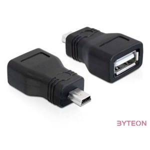 DeLock Adapter USB 2.0-A female  mini USB male