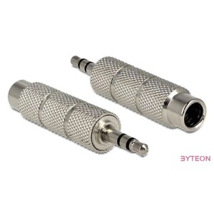 DeLock Adapter Stereo 3.5 mm plug  6.35mm jack 3 pin