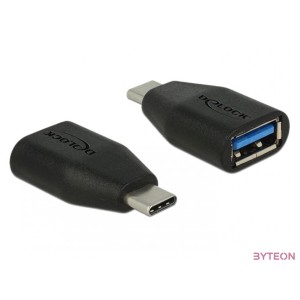 DeLock Adapter SuperSpeed USB 10 Gbps (USB 3.1 Gen 2) USB Type-C male  Type-A female