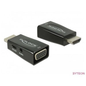 DeLock HDMI-A male  VGA female with Audio Adapter