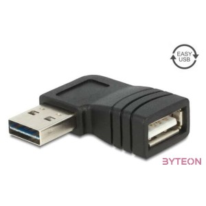 DeLock Adapter EASY-USB 2.0-A male  USB 2.0-A female angled left , right