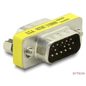 DeLock Adapter Gender Changer VGA male-male