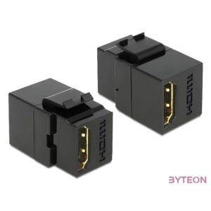 DeLock Keystone module HDMI female  HDMI female Black