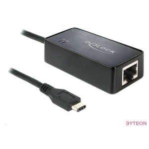 DeLock Adapter SuperSpeed USB (USB 3.1, Gen 1) with USB Type-C male  Gigabit LAN 10,100,1000 Mb,s