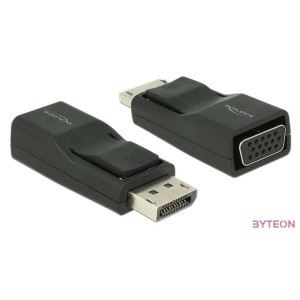 DeLock Adapter Displayport 1.2 male  VGA female Black