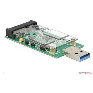 DeLock Converter USB 3.0 A male  mSATA full size