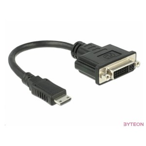 DeLock Adapter HDMI Mini-C male  DVI 24+5 female 20cm