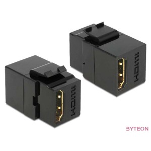 DeLock Keystone module HDMI female  HDMI female Black