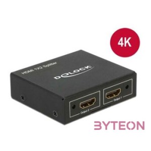 DeLock HDMI Splitter 1x HDMI in  2x HDMI out 4K