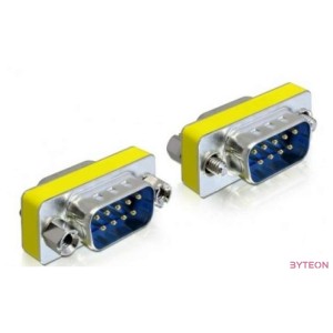 DeLock Átalakító Sub-D9 male , male