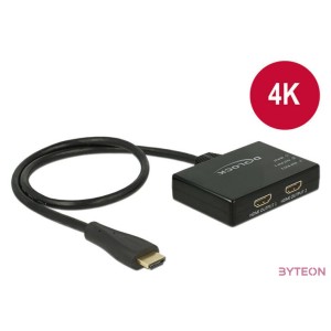 DeLock HDMI Splitter 1x HDMI in  2x HDMI out 4K