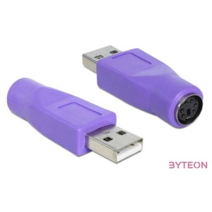 DeLock Adapter USB Typ-A male  PS,2 female