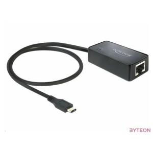 DeLock Adapter SuperSpeed USB (USB 3.1, Gen 1) with USB Type-C male  Gigabit LAN 10,100,1000 Mb,s