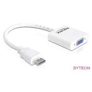 DeLock Adapter HDMI-A male  VGA female White