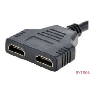 Gembird HDMI Dual port Passive Cable adapter Black