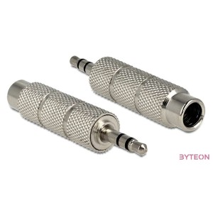 DeLock Adapter Stereo 3.5 mm plug  6.35mm jack 3 pin