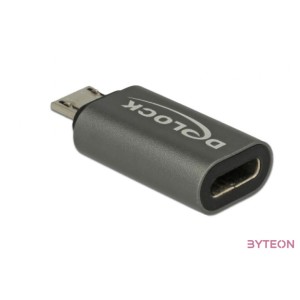 DeLock USB2.0 Micro-B apa - USB Type-C 2.0 anya adapter