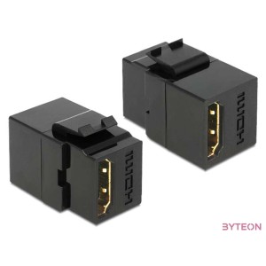 DeLock Keystone module HDMI female  HDMI female Black