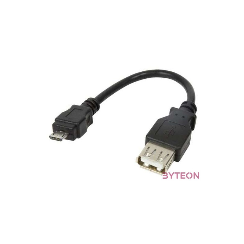 Logilink USB2.0 micro B male to USB2.0-A female