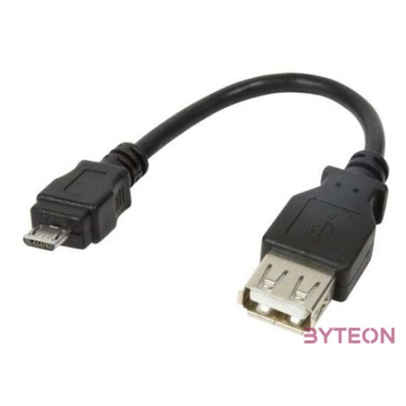 Logilink USB2.0 micro B male to USB2.0-A female