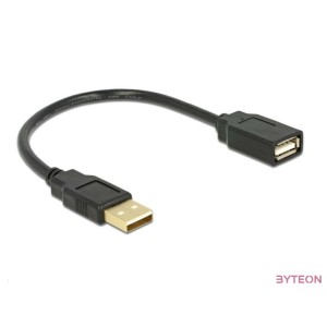 DeLock Extension cable USB 2.0 A-A 15cm male , female