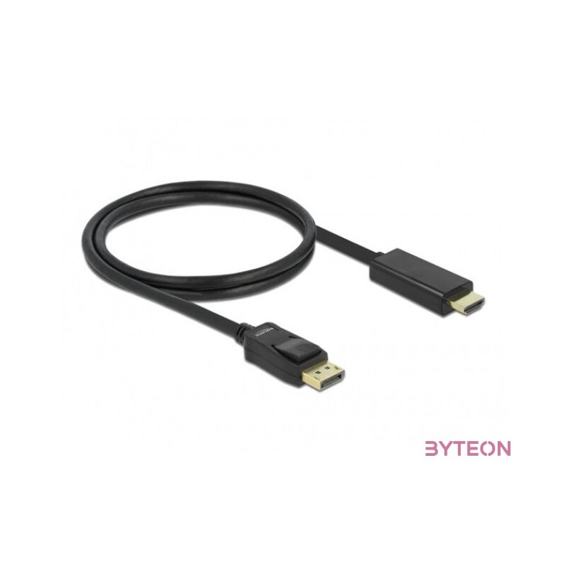 DeLock Cable Displayport 1.1 male  High Speed HDMI-A male passive 1m Black