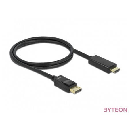 DeLock Cable Displayport 1.1 male  High Speed HDMI-A male passive 1m Black