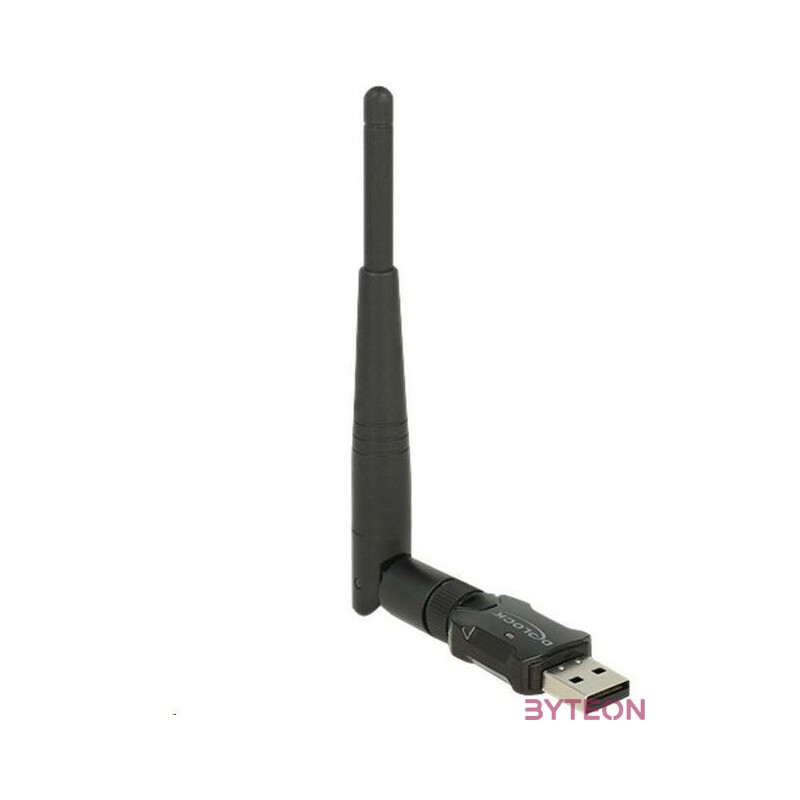 DeLock USB 2.0 Dual Band WLAN ac,a,b,g,n Stick 433 Mbps with external Antenna