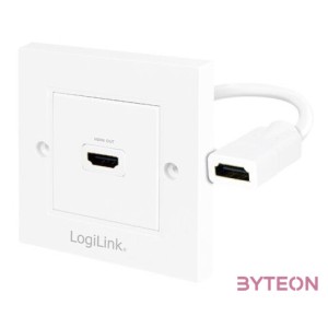Logilink HDMI Wall Plate with 1x HDMI female