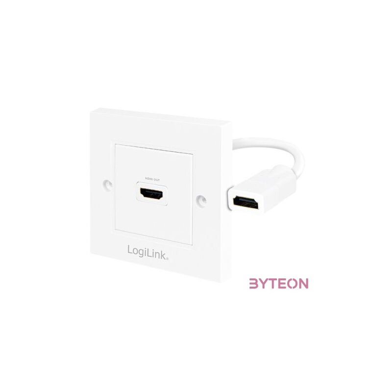 Logilink HDMI Wall Plate with 1x HDMI female