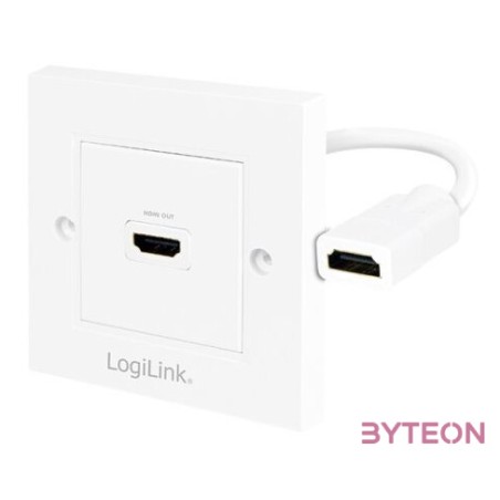 Logilink HDMI Wall Plate with 1x HDMI female