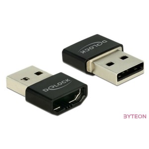 DeLock Adapter HDMI-A female  USB Type-A male Black
