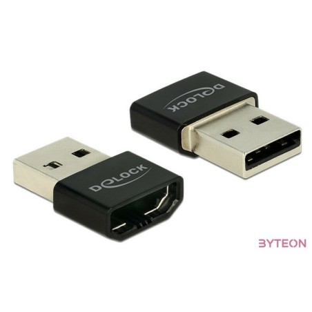 DeLock Adapter HDMI-A female  USB Type-A male Black