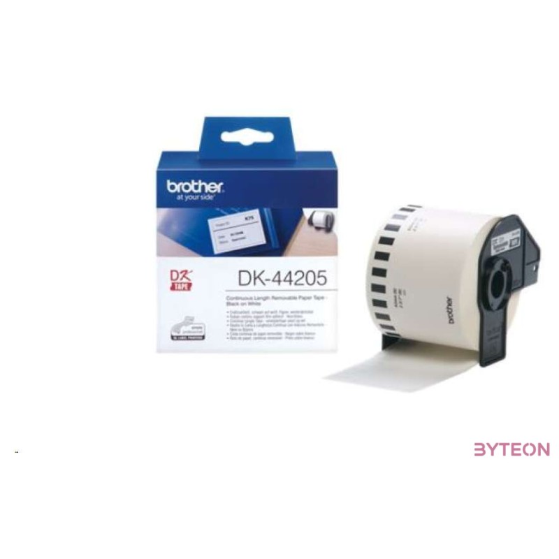 Brother DK-44205 öntapadós címke 62mm x 30,48mm White
