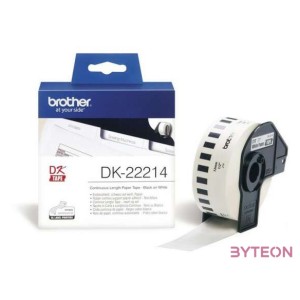 Brother DK-22214 folytonos szalagcímke 12mm x 30,48m öntapadós White