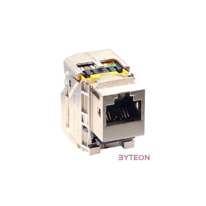 Legrand RJ45 Keystone port Cat6A árnyékolt (STP) LCS2 gyorscsatlakozós 180° 500 Mhz 10xGigabit