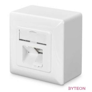 Digitus CAT6 Wall Outlet Shielded 2xRJ45 Pure White