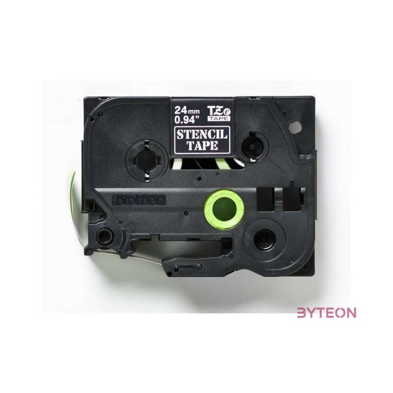 Brother STE-151 stencil P-touch szalag (24mm) Black on White 3m