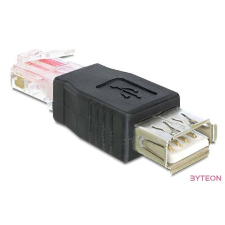 DeLock Adapter USB female  RJ45 male