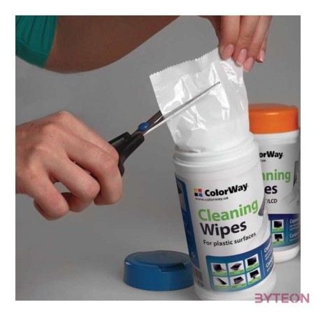 ColorWay LCD,TFT 100db nedves tisztító kendő