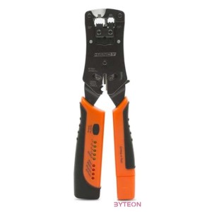 Handy Krimpelő, 6P, 8P racsnis, kábelteszter