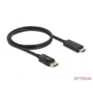 DeLock Cable Displayport 1.1 male  High Speed HDMI-A male passive 1m Black